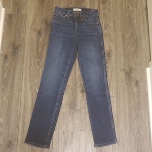 Madewell slim straight jeans